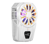 Giwnhvx Enfriador de Teléfono Ventilador de Refrigeración para Teléfono Radiador de Teléfono Móvil Semiconductor Recargable con Pantalla Digital Enfriador de Teléfono,