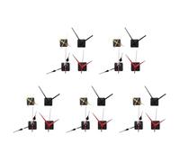 Giwnhvx Kit de Motor de Mecanismo de Movimiento de Reloj de Cuarzo de Eje de 20 Piezas con 30 Pares de Diferentes Piezas de Reparación de Reloj