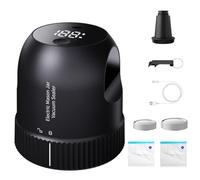 Giwnhvx Kit de sellador al vacío eléctrico portátil 3 en 1, sellador automático al vacío para bolsas de vacío de boca ancha y regular B
