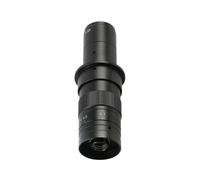 Giwnhvx Lente de montaje C con zoom de 180X ajustable de aumento 0.7X-4.5X para cámara de microscopio de video de la industria USB, fácil de instalar, fácil de usar