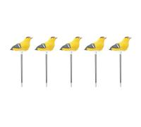 Giwnhvx Medidor de humedad del suelo, alarma de riego para pájaros, plantas, probador de agua, higrómetro, sensor, kit de herramientas de jardinería (amarillo)