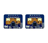 Giwnhvx Módulo de detección de movimiento de onda milimétrica de radar LD2410C 24G FMCW, sensor de presencia humana DC5V, 2 unidades