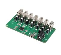 Giwnhvx Módulo HUB USB 2.0 Micro-USB DC5V 1 a 7 Puertos Módulo Extensión Distribuidor Puertos con LED 480Mbps