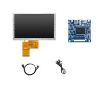 Giwnhvx Módulo TN de Pantalla Compatible con de 5 Pulgadas con Interfaz RGB Alimentación Universal Tipo C de 40 Mini Compatible con A