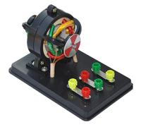 Giwnhvx Motor de inducción trifásico modelo J2422 Equipo de enseñanza de experimento de física, instrumentos eléctricos físicos