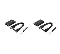 Giwnhvx MSATA - Caja de almacenamiento para disco duro externo MSATA a USB 3.0 SSD (2 unidades, 30 x 50 mm, 30 x 30 mm)