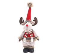 Giwnhvx Muñeca de Navidad Dulce Muñeca de Navidad Retráctil Accesorios Decoración para el Hogar Interiores Decoración Vacaciones B