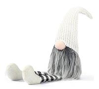 Giwnhvx Navidad de punto largo pierna muñeca sin nórdico viento elfo tímido familia hermosa decoración perfecta regalo de vacaciones A