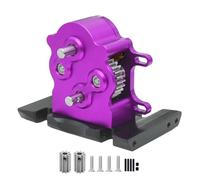 Giwnhvx Overdrive de aluminio de doble transmisión para 1/10 RC Crawler Car LCG SCX10 piezas de actualización