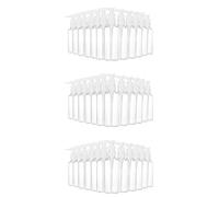 Giwnhvx Paquete de 36 de viaje transparentes de 3.4 onzas/100 ml, botella dispensadora de loción para agua, aceite de masaje, champú