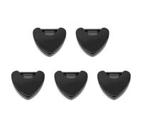 Giwnhvx - para púas de guitarra en forma de triángulo, soporte de púas en forma de corazón para guitarra, accesorios para instrumentos.