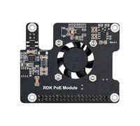 Giwnhvx Para RDK X5 PoE Hat con Ventilador y Disipador Térmico para Placa Base D-Robotics RDK X5 IEEE 802.3af/At