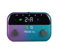 Giwnhvx Pedal de guitarra para efectos PRIMES1 M1 con 149 efectos para guitarra, Drum Machine, sintonizador, soporte Bluetooth, batería integrada A.