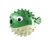 Giwnhvx Pelota de comida para perros, forma de , juguetes de mordedura molar, bola de limpieza de dientes de perro, juguete para masticar, color verde