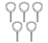 Giwnhvx Pernos de elevación de hombro, ganchos mecánicos, pernos roscados de hombro M8X30 para uso en interiores y exteriores, fáciles de usar, 5 unidades