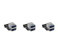 Giwnhvx PH21 - Adaptador de 20 pines a doble USB 3.0 para placa base de escritorio de 19 pines/20P a 2 puertos USB A hembra, PH21
