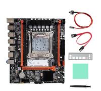 Giwnhvx Placa base de escritorio X99H + grasa térmica + almohadilla térmica LGA2011-V3 B85 Chip DDR3X4 ECC ranura M.2 NVME PCI-E 3.0 X16, fácil de instalar