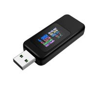 Giwnhvx Probador USB 10 en 1 DC Digital Voltímetro Amperimetro Corriente Voltaje Medidor Amperimetro Amperímetro Amperímetro Detector Power Bank Cargador