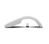 Giwnhvx Ratón inalámbrico plegable Arc Touch Mause ultra delgado silencio oficina para PC portátil blanco