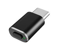 Giwnhvx Ratón tipo C Jiggler indetectable, movimiento de ratón USB C, movimiento simulado del ratón para mantener la computadora despierta, color negro