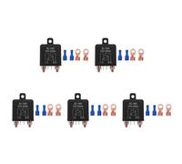 Giwnhvx Relé de 12 V 200 A para camión, coche, barco, resistente, carga ZL180 con 2 pines huella + 10 terminales - [5 juegos]