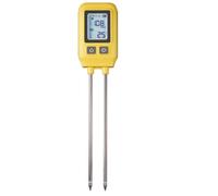 Giwnhvx Sensor de temperatura del suelo, N, P, K, nitrógeno, fósforo, potasio, medidor de fertilidad de nutrientes, probador de jardín, granja