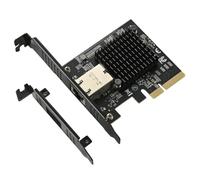 Giwnhvx Tarjeta de red AQC113 PCIE de 10 Gbps a un solo puerto RJ45 1G/2.5G/5G/10Gbps PCIex4 Interfaz Ethernet con cable LAN Win10/11