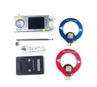 Giwnhvx TEF6686 Receptor de radio de banda completa, radio estéreo digital AM FM portátil con pantalla LCD de 3.2 pulgadas, batería de 7000 mAh (plata)