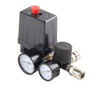 Giwnhvx Válvula de control de bomba de aire de 3000 l/min, calibre 0-180 PSI, regulador de 220 V/380 V, compresor de aire, interruptor de control de presión