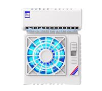 Giwnhvx Ventilador de refrigeración para teléfono móvil, semiconductor, enfriador de juegos, radiador, aire acondicionado, disipador de calor para iOS y Android, fácil de usar