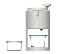 Giyofom Trituradora de Hielo Manual Portátil, Máquina para Hacer Batidos Multifunción, Máquina Afeitar de Hielo de Mano para la Cocina del Hogar, Herramienta Compacta para Romper Granizo