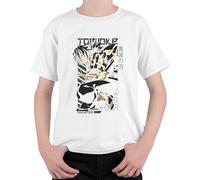 Giyu Tomioka Kimetsu no Yaiba Demon Slayer Anime Regalo Unisex Niños Camiseta, Blanco, 140