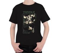 Giyu Tomioka Kimetsu no Yaiba Demon Slayer Anime Regalo Unisex Niños Camiseta, Negro , 140