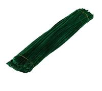 GIYXHU 100/200/300/400/500 Uds. Limpiadores de tuberías con Tallos de Chenilla for niños, Tiras de Palo de Felpa, Juguete Artesanal Educativo, Suministros Hechos a Mano DIY(Green,100 pcs)
