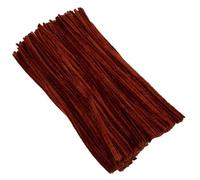 GIYXHU 100 Uds. Tallos de Chenilla artesanales, Tallos de Chenilla Coloridos, Suministros de Arte DIY, Juguetes educativos for niños Hechos a Mano(Wine Red)
