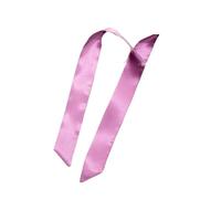GIYXHU 1Pcs Women Narrow Long Scarf Solid Color Chiffon Red Tie Black Bag Ribbon Headband Choker Streamer Lady Accessories para Llevar A Diario(Light Purple)