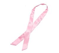 GIYXHU 1Pcs Women Narrow Long Scarf Solid Color Chiffon Red Tie Black Bag Ribbon Headband Choker Streamer Lady Accessories para Llevar A Diario(Dark Pink)