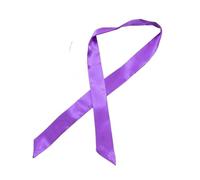 GIYXHU 1Pcs Women Narrow Long Scarf Solid Color Chiffon Red Tie Black Bag Ribbon Headband Choker Streamer Lady Accessories para Llevar A Diario(PURPLE)