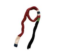 GIYXHU 1Pcs Wool Striped Plush Scarf Women's Design Sense Versatile Decoration Version Thin And Narrow Long para Llevar A Diario(Color 3)