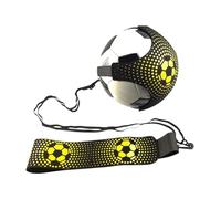 GIYXHU 2PCS Football Ball Belt Adjustable Soccer Training Elastic Band Auxiliary Circling Kick Trainer Aid para Fútbol