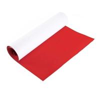 GIYXHU 40cm*200cm 1MM Self Adhesive Felt Fabric Sticky Non-woven Interlining Fabrics For Sound Insulation DIY Car Decor Para Manualidades(Red)