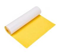 GIYXHU 40cm*200cm 1MM Self Adhesive Felt Fabric Sticky Non-woven Interlining Fabrics For Sound Insulation DIY Car Decor Para Manualidades(Yellow)