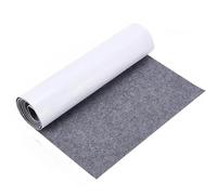 GIYXHU 40cm*200cm 1MM Self Adhesive Felt Fabric Sticky Non-woven Interlining Fabrics For Sound Insulation DIY Car Decor Para Manualidades(Grey)