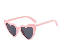 GIYXHU 8 Uds despedida de soltera gafas sol en forma corazón boda decoración Favor dama honor Accesorios Para Fiestas(Red)