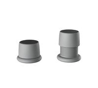 GIYXHU Almohadillas antivibración for Muebles, Alfombrilla elevadora de pies for del hogar, Parachoques Ajustable en Altura, silenciosa autoadhesiva, 5 uds para Muebles(Grey)