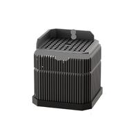 GIYXHU Almohadillas for Aumentar la Altura de Las Patas Mesa los Muebles, elevadores apilables for sofás, Bloques elevación for y Taburete, 5 uds para Muebles(Black L)