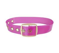 GIYXHU CinturóN Para Mujer Designer White Clear Belts For Women Transparent Corset Belt Female Waist Cummerbunds 6cm wide Strap(Rose red belt)