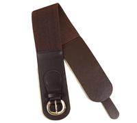 GIYXHU CinturóN Para Mujer Retro Loose Belt Women With Dresses All Match Decorative Elastic Coat A Suit(Coffee)