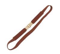 GIYXHU CinturóN Para Mujer Thin Elastic Waist Belt for Girls Fashion Decorative Slimming Design for Dresses Skirts Stylish Waistband(Brown)