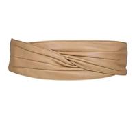 GIYXHU CinturóN Para Mujer Waist Ceinture Lady Decorative Dress with Skirt Black Body-shaping Wide Belts for Women 7CM(Khaki)